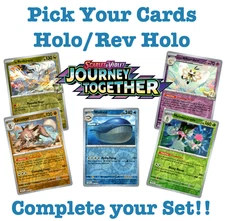 Pokemon Journey Together Holo/Reverse Holo -Pick your card 1-159