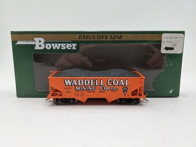Bowser 40915 HO Scale Waddell Coal GLa 2-Bay Hopper #103 EX/Box