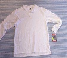 Tru-Spec 24/7 Series Long Sleeve Cotton Polo  White