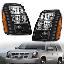 For 2007-2014 Cadillac Escalade Hidxenon Black Projector Headlights Headlamps For 2007-2014 Cadillac Escalade Hidxenon Black Projector Headlights Headlamps