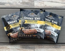 3X Bear Mountain Smoke ‘Ems Gourmet Sweet Smoky BBQ Real Wood Smoke ANY GRILL 