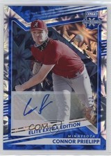 2022 Panini Elite Extra Edition Blue Signatures 13/20 Connor Prielipp Auto 03hd