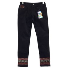 Desigual Herren Hose Fit Stretch Gr. W26 L28 Skinny Schwarz Od1