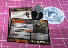 BattleTech Mercury Mech -- ComStar Command Level II + Cards