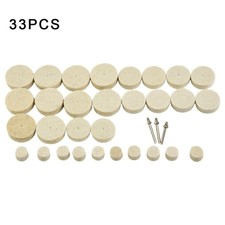 33pcs/Set Buffing Wheel Kit Polishing Wheel Wool Wheels Rotary Tool Accessories
