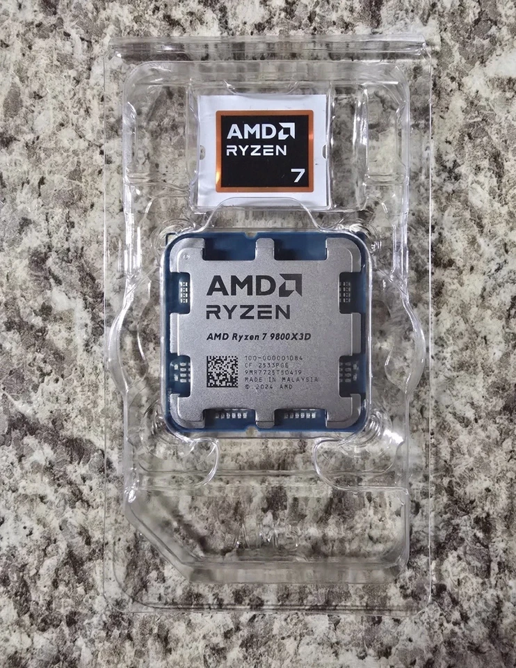 AMD Ryzen 7 9800X3D Processor | Brand New | Never Used | No Box | 9000 Series - Image 4 of 4