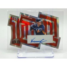 2024 Leaf Metal Kenedy Corona Top 100 Die-Cut Red Lava Auto 12/12 Houston Astros