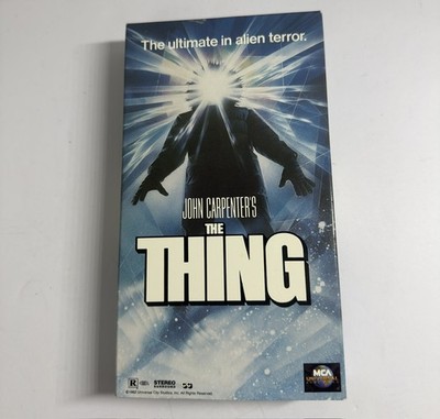 John Carpenter's the Thing 1982 VHS Tape 1996 Release Rare OOP VTG