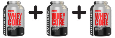 3 x Nutrend Whey Core, Cookies - 1800g (33,33 EUR/kg)