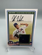 2023 Panini USA Baseball Stars & Stripes USA Jaden Woods Auto Jersey /200 SMJW