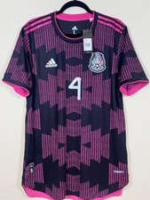 Adidas Mexico 2020 Home Player Issue Jersey Edson Álvarez #4 - FT9651 - Large