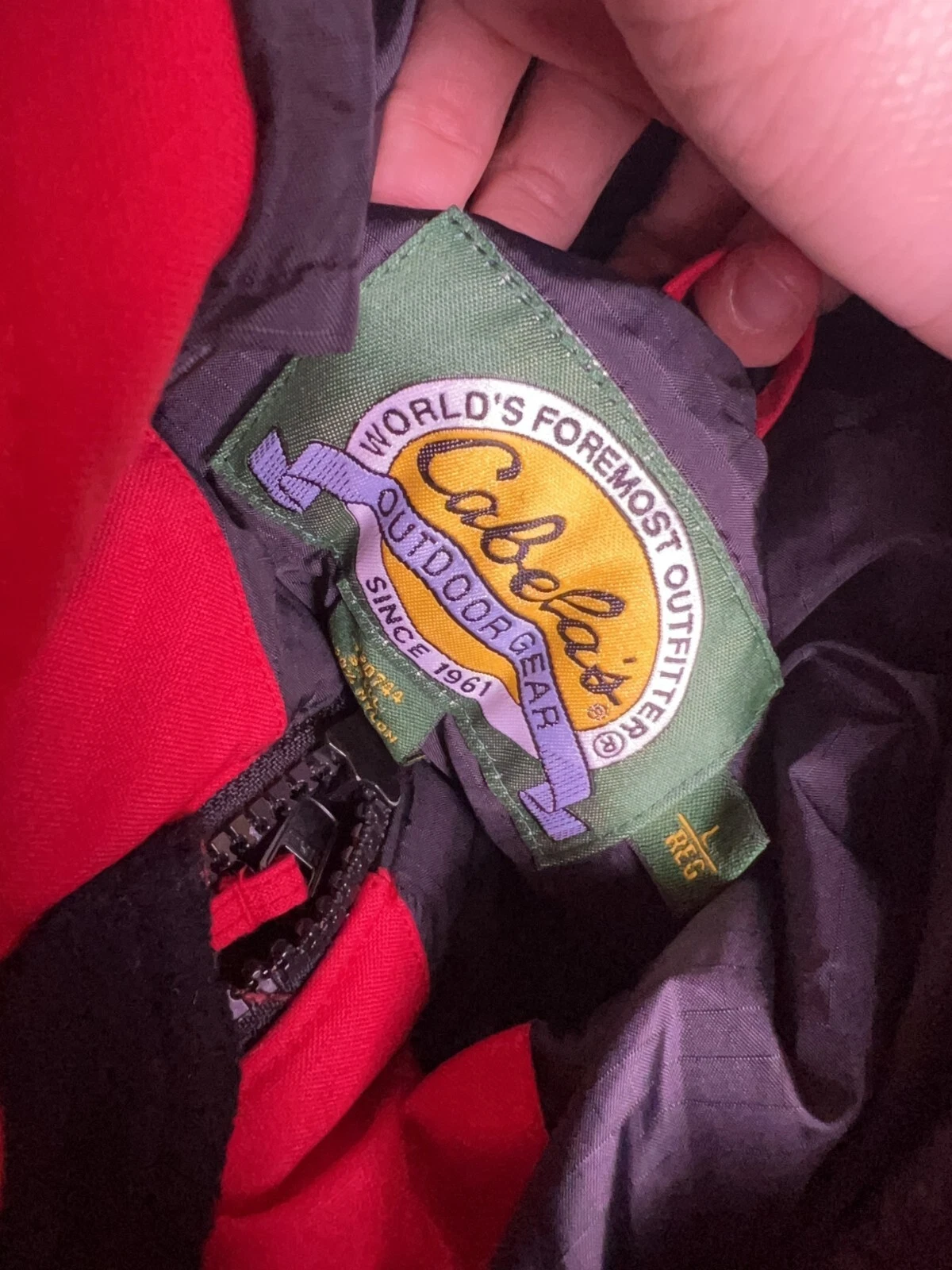 Cabela's Guided Gore-Tex Fishing Rain Jacket Bib Full Set Vintage - Size L - product detail image 5