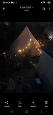 Large Canvas Bell Tent – Glamping / Garden / Festival – Excellent Condition