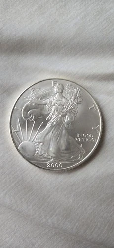 2000 American Silver Eagle - 1 OUNCE .999 fine Silver!!!  BU