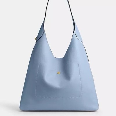 NWT Coach Brooklyn Shoulder Bag 39 Bluebell Leather CU044 | eBay