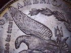1888-O Morgan Silver Dollar, Uncirculated, Die Clash — photo 3