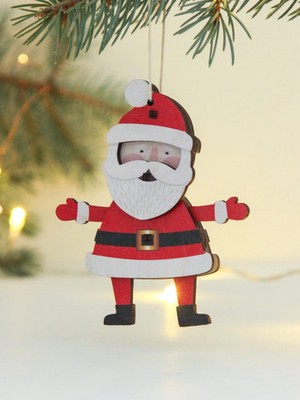 Santa DIY Pop-Out PostCard-Toy Ornament Christmas