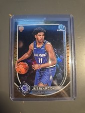 2025-26 Bowman Chrome Reptilian Refractor Jase Richardson Rookie RC #BCV-25