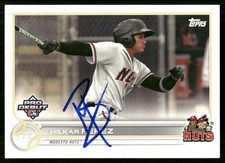 2022 Topps Pro Debut MILKAR PEREZ Signed Card autograph auto MARINERS