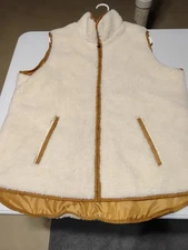 Old Navy - Sherpa Vest - Cream Color - Size XL