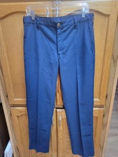 Pre-owned Navy Blue HRC-1 Work Pants By WorkRite Sz 32x31 Worn By Firemen. CLEAN