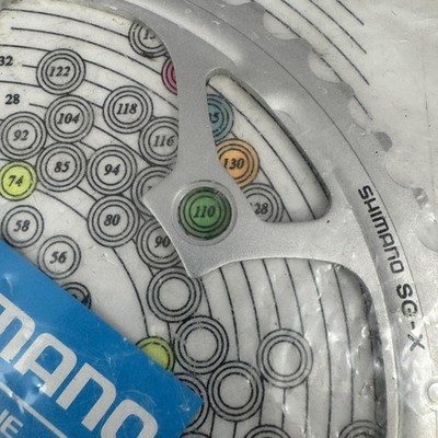 Shimano SG-X Chainring 110 BCD 5-Arm Silver Aluminum 46T Road 46