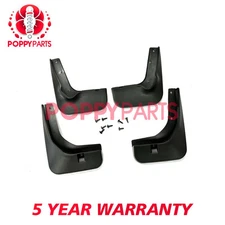 Easy Fit Mudflaps Front Rear For Volkswagen Passat B7 2011-2016 Poppy