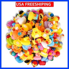 Rubber Ducks Bath Toy for Kids, Assortment Duckies for Jeep Ducking Pool Floa...
