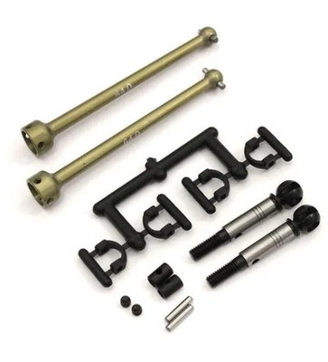 Kyosho RB7SS Aluminum VVC Universal Swing Shaft Set (2) (64mm)