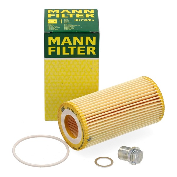 Mann ÖLfilter + Schraube FüR Ford Focus 2 St / Rs Kuga 1 Mondeo 4 S-MAX 2.5-image