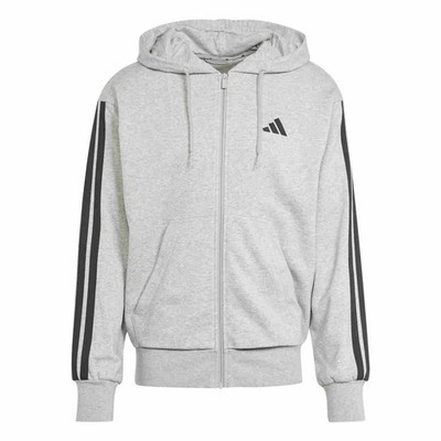adidas Kapuzensweater Essential 3S grau/schwarz