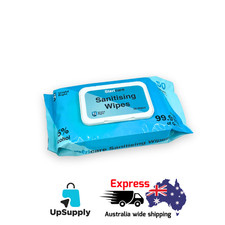 SteriCare Sanitising Wipes 75% Alcohol –50 Pack -  Surface Disinfectant Wipes