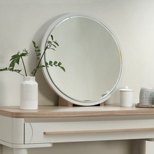 Norman Scandi Oak & Soft Grey Vanity Mirror