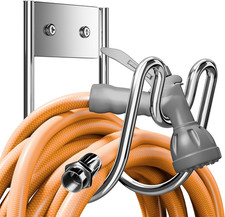 Soporte De Manguera De Jardin Acero Inoxidable Pared Resistente Antioxido 1 Pz