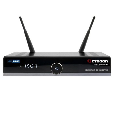 Octagon SF8008 V3 Supreme UHD 4K PVR H.265 E2 Linux Dual WiFi 2x DVB-S2X Twin 