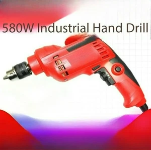 580W Industrial-Grade Cordless Drill, Forward/Reverse Electric Screwdriver