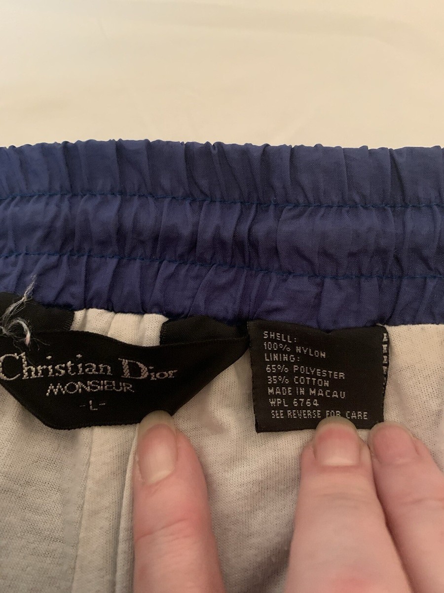 Vintage Christian Dior Monsieur 2Piece Windbreaker Track Suit Men