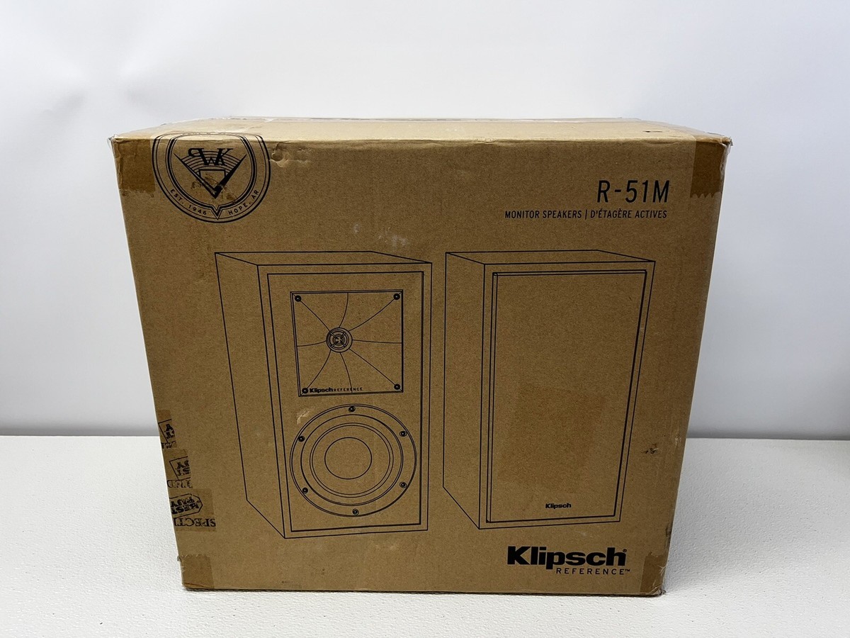 【美品】Klipsch R-51M Klipsch Reference R-50PM Powered Bluetooth Stereo Bookshelf