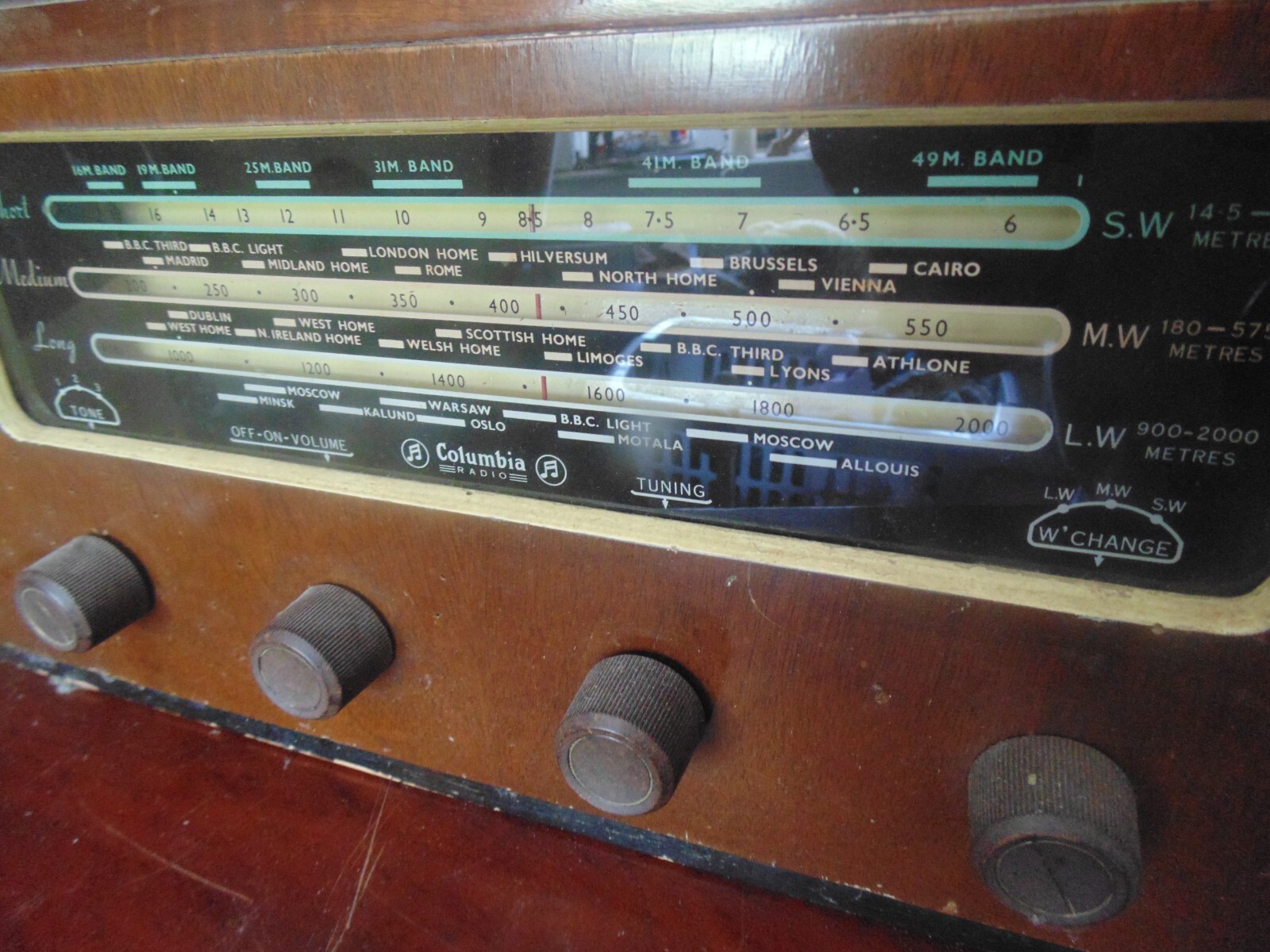 vintage Columbia valve radio in vgc. eBay