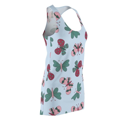 Cute Butterflies Racerback Short Dress Beach - Picture 9 of 48