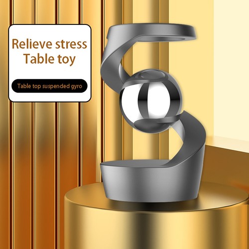 Gravity Defying Kinetic Desk Toy, Desktop Suspended Gyroscope Stress Relief Toys - Photo 14 sur 30