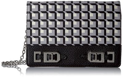 Porte-monnaie/Porte-documents Nine West Gleam Team - Noir - Style Clutch - Neuf Avec Petit Défaut
