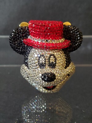 Katherine Baumann Swarovski Disney Mickey Mouse Coin Purse Beverly Hills - RARE