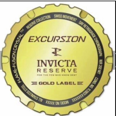 OROLOGIO INVICTA RESERVE Excursion Ronda Z60 Calibro Uomo 49,5 mm