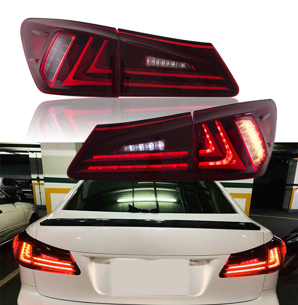 Pair Red LED Tail Light For 20062012 LEXUS IS250/350 Turn Signal/Brake