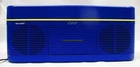 Vintage Sharp QT-V40 (BL)   AM FM Radio Cassette Tape Player Boombox 1990s