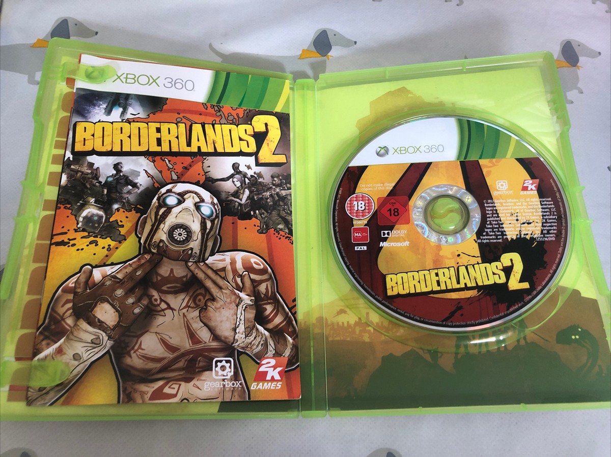 Borderlands in Slipcase Microsoft Xbox 360 Game With Manual
