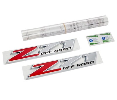 84126998 OEM Front Door z71 Off Road Emblems LH&RH 2017-2023