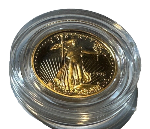 1995 GOLD PROOF AMERICAN EAGLE 1/10 OZ GOLD $5 DOLLAR COIN