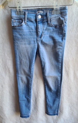 Lot Of 2 Old Navy Rockstar Super Skinny Jeggings High Rise Girls Sz 7 Denim Jean - Picture 8 of 14